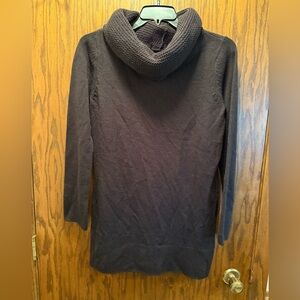 Women's Black Cowl Neck Sweater Dress